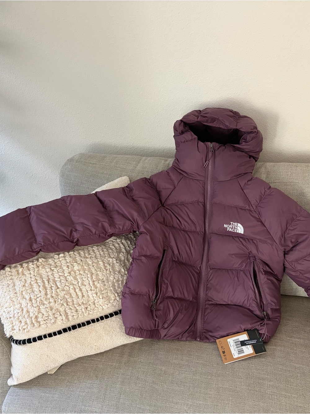 The North Face Midnight Mauve Down Hoodie